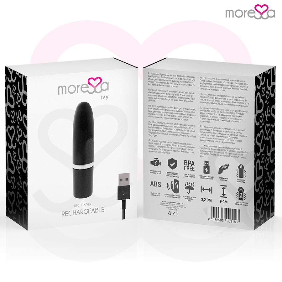 MORESSA - IVY VIBRADOR ESTIMULADOR VIAGEM PRETO - Image 7